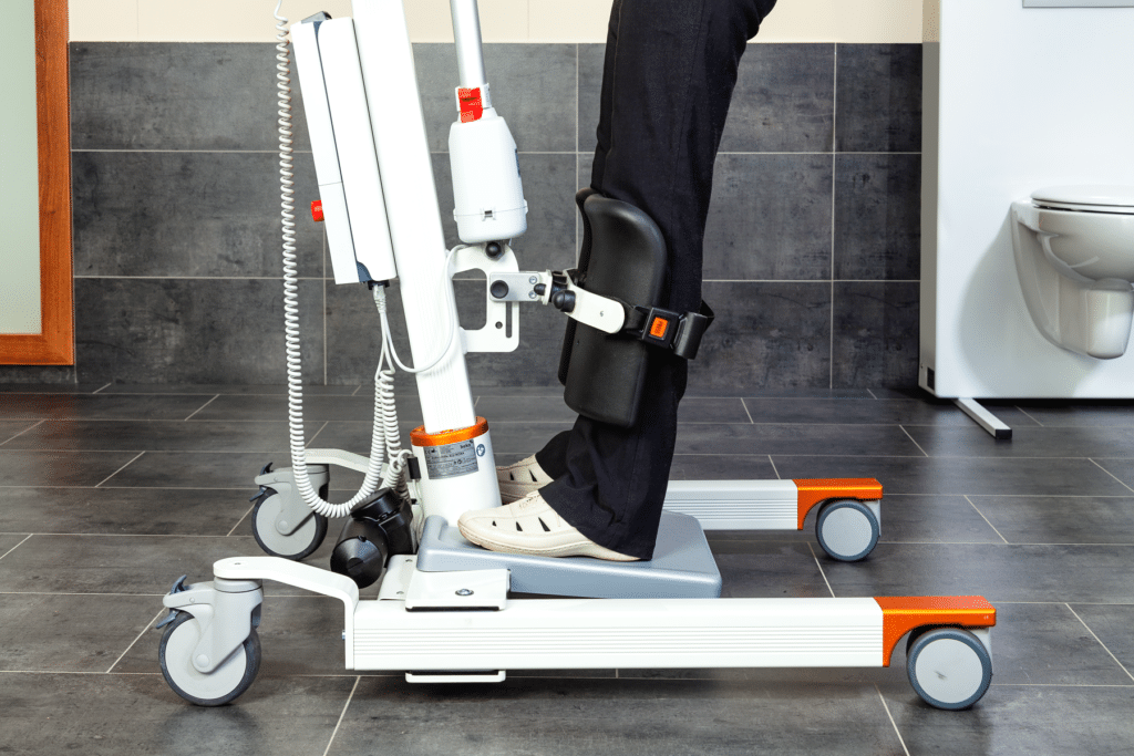 NORA Alu Sit to Stand Lift Adjustable Comfortable Knee Pads