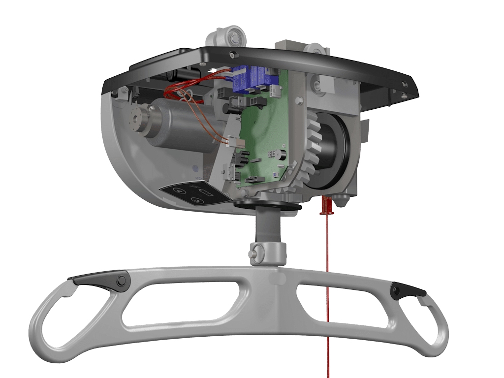 Savaria Fixed Ceiling Lift FL Render Open (1)