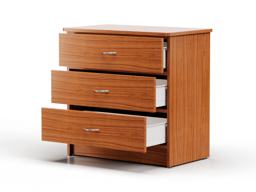 LUXE 3 Drawer Open