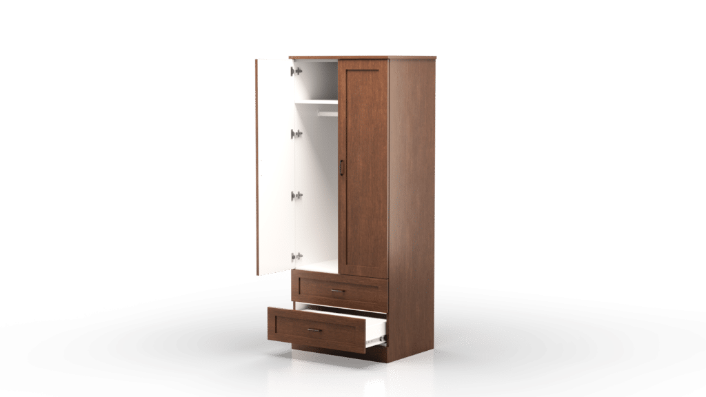 Prestige Healthcare Case Goods Lethbridge Amoire Wide